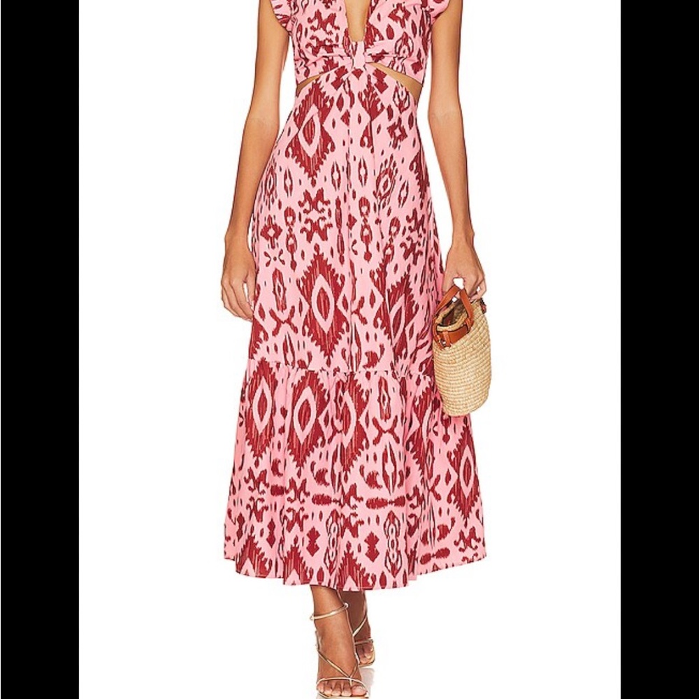 Steve Madden Got your Batik Dress in Burnt Umber